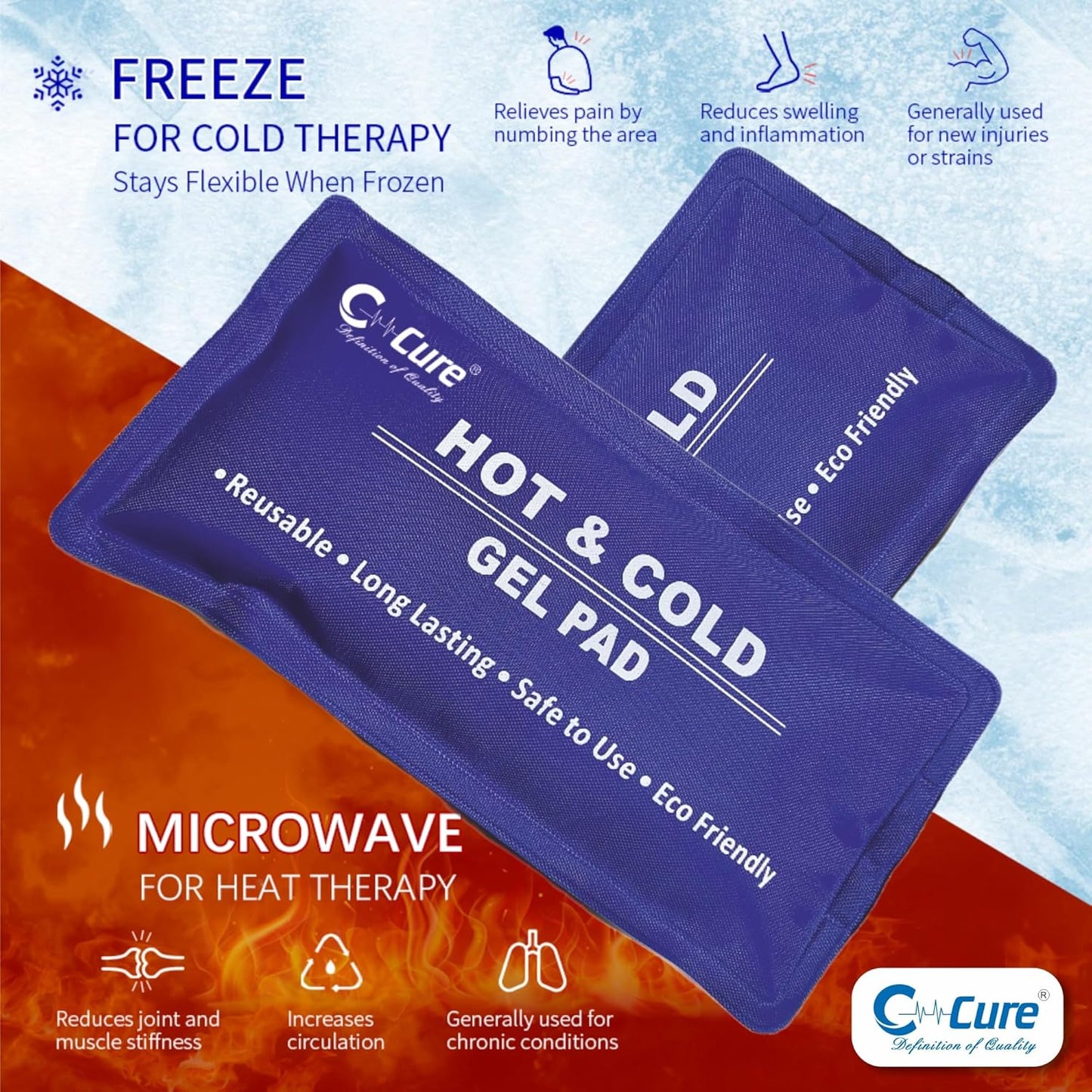 Hot cold features of c-cure bag