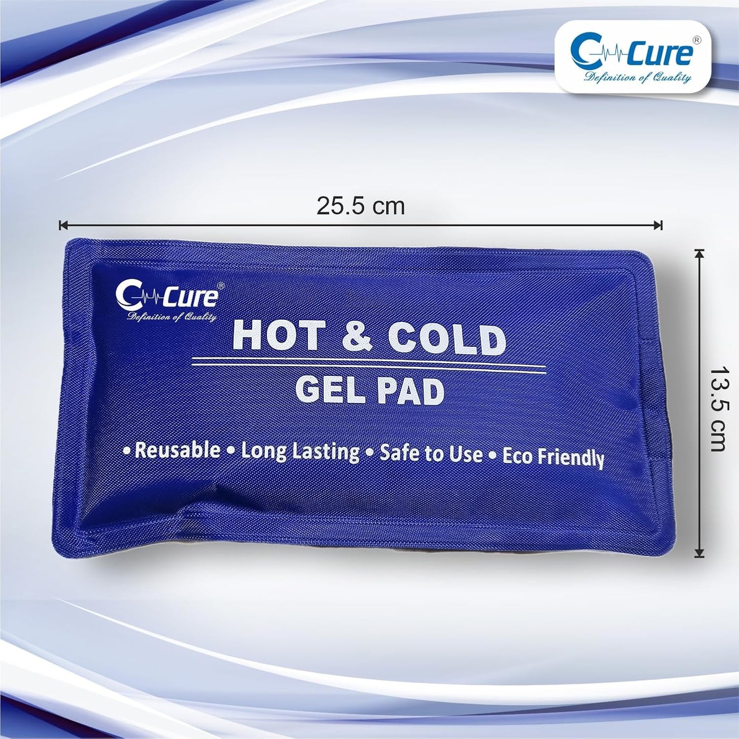 Dimension of hot and cold gel pack