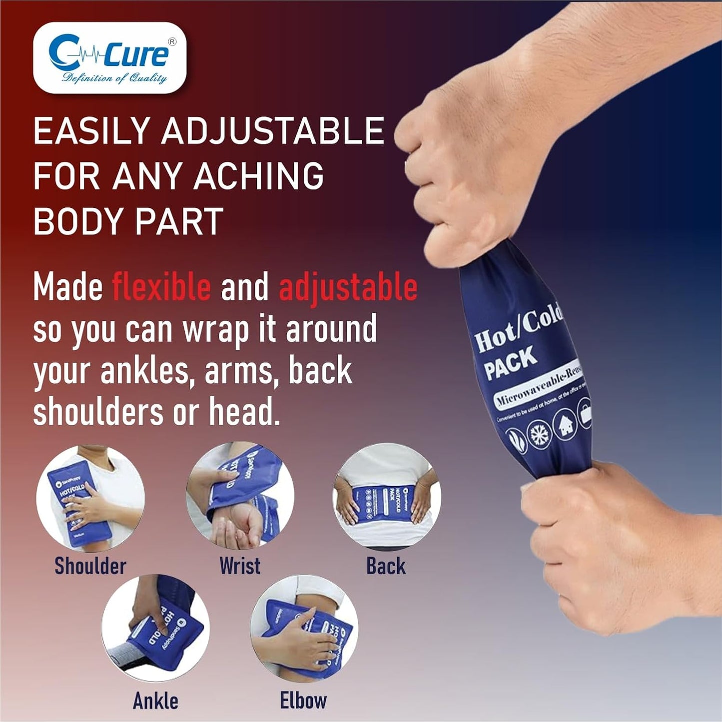 Multipurpose hot and cold gel pack