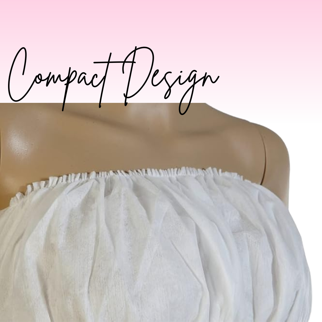 show the elastic of wrap bra