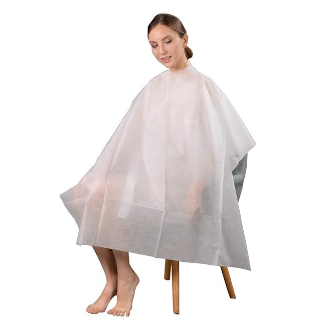 LEIOS™ Disposable Cutting Cape | Hair Dressing Apron