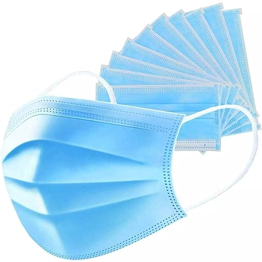 C-CURE™ Disposable 3 Layer mask with adjustable Nose clip