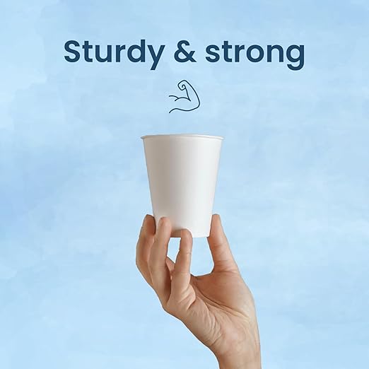 ECOZ Disposable & Leakproof Eco Friendly  Paper Cups