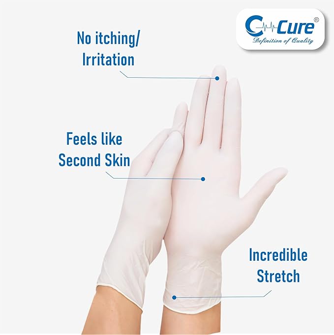 C-CURE™ Latex Examination Gloves