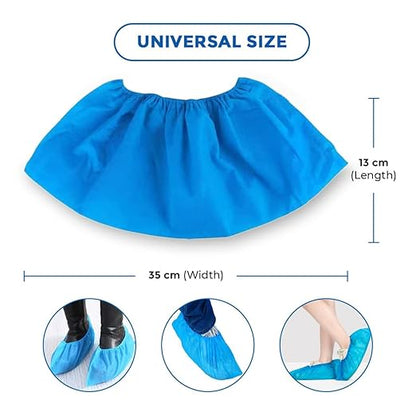 C-CURE™ Disposable Non woven Shoe Cover (Pack of 100pcs)