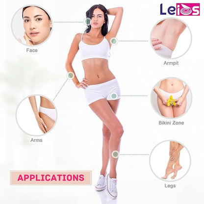 LEIOS™ Non-Woven Full Body Hair Removal Plain Wax Strips