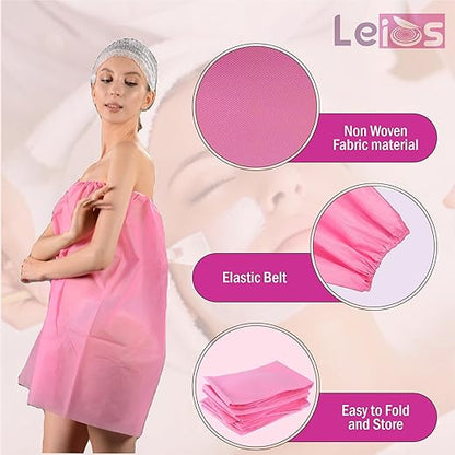 LEIOS™ Disposable Facial Spa Gown