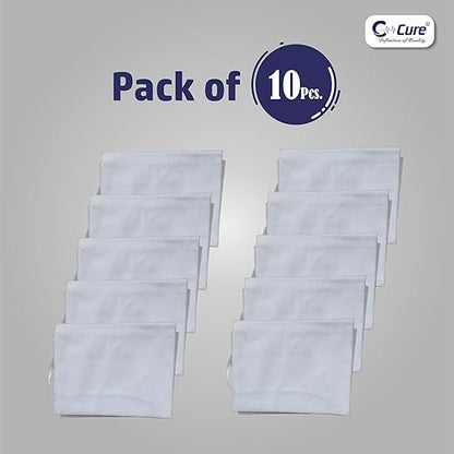 C-CURE™ Non-Woven Disposable Apron for Adults (Pack of 10)