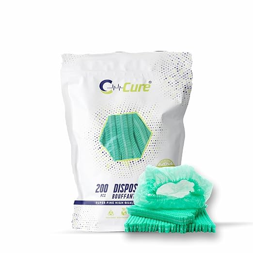 C-CURE™ Disposable Non-Woven Bouffant Cap