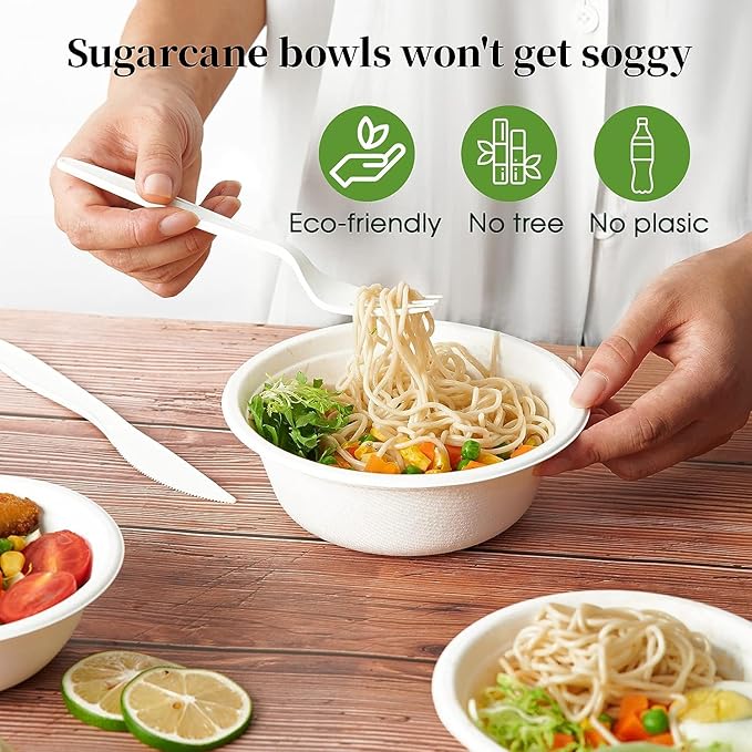 EOCZ 180 ml Disposable Eco-Friendly Bowls