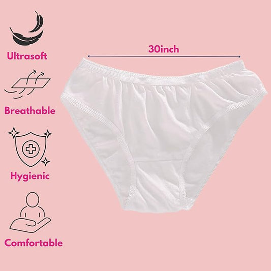 White underwear with features.