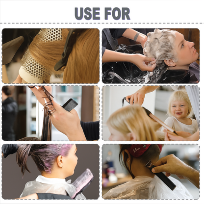 salon apron using in hair care and styling activities