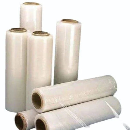 Rolls of Ecoz Compostable clear stretch film 