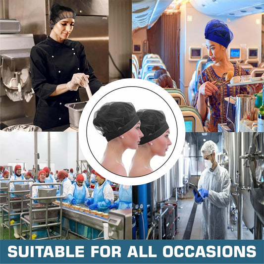 C-CURE™ Washable Nylon Hair Net Cap