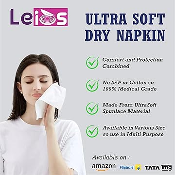 feature of dry napkin 